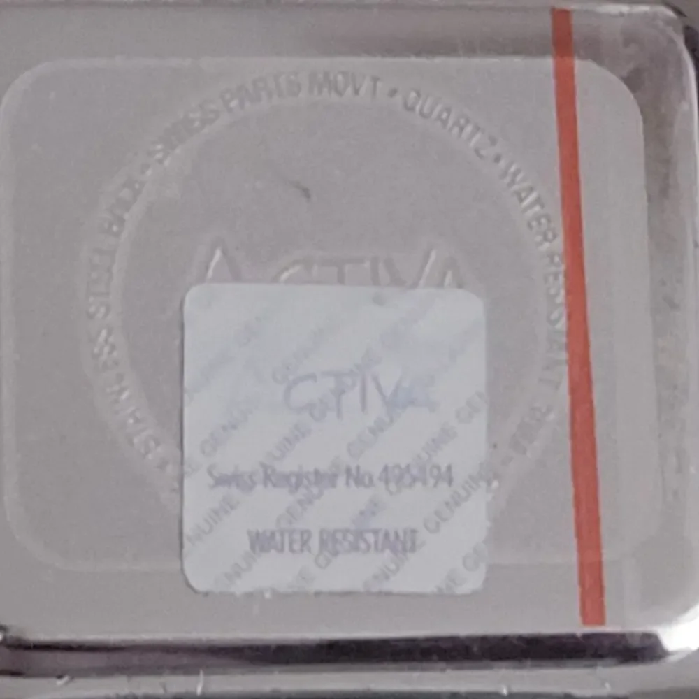 Activa watch rectangular